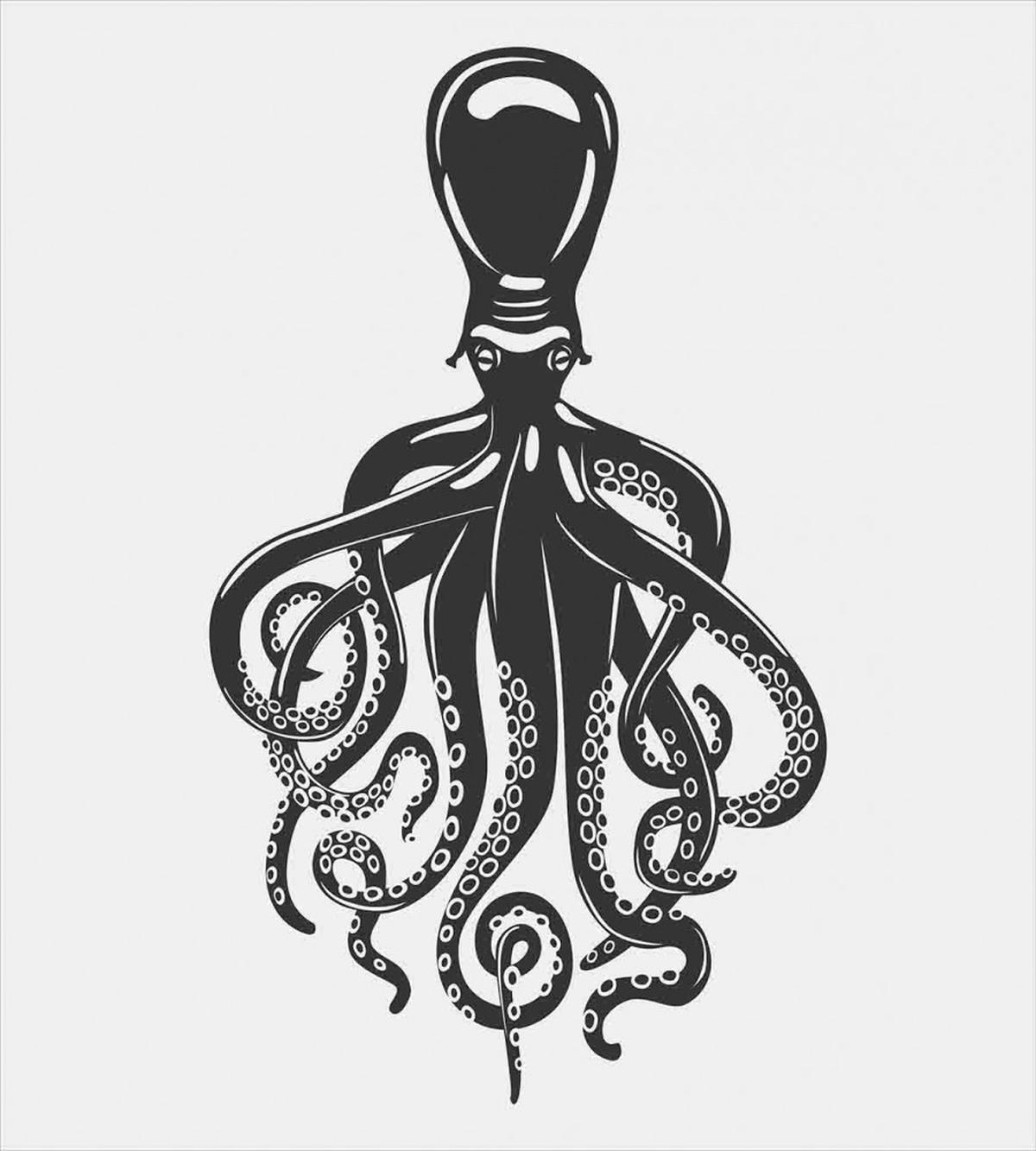 Contemporary Sea Animal — Pattern
