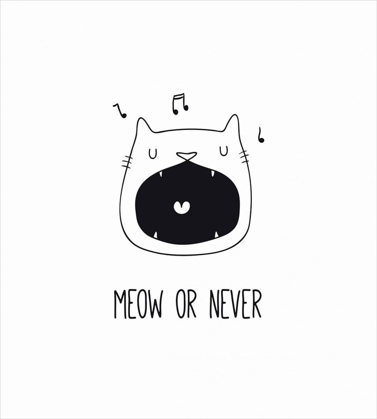 Meow or Never Word Fangs — Pattern