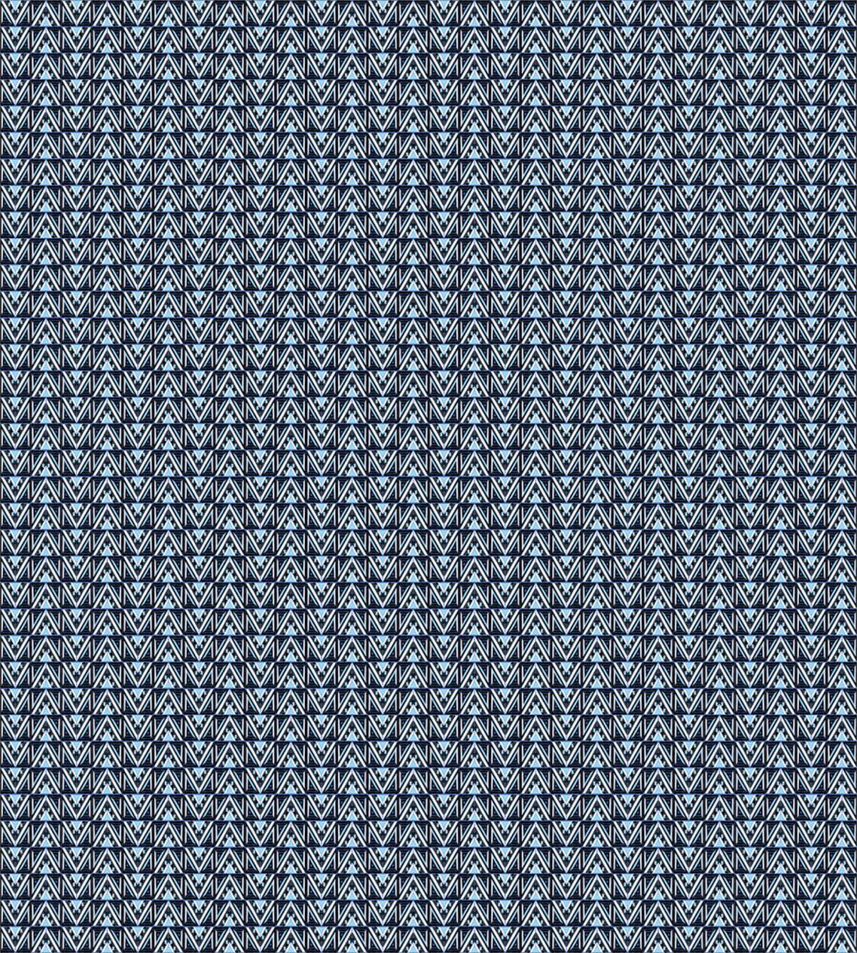 Tribal Triangular Zigzags — Pattern