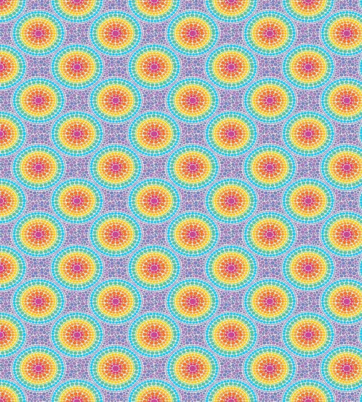 Rainbow Color Circles — Pattern