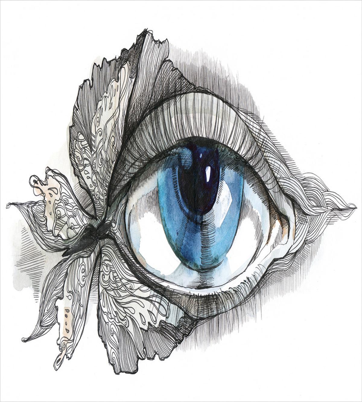 Human Eye Butterfly Dreamy — Pattern