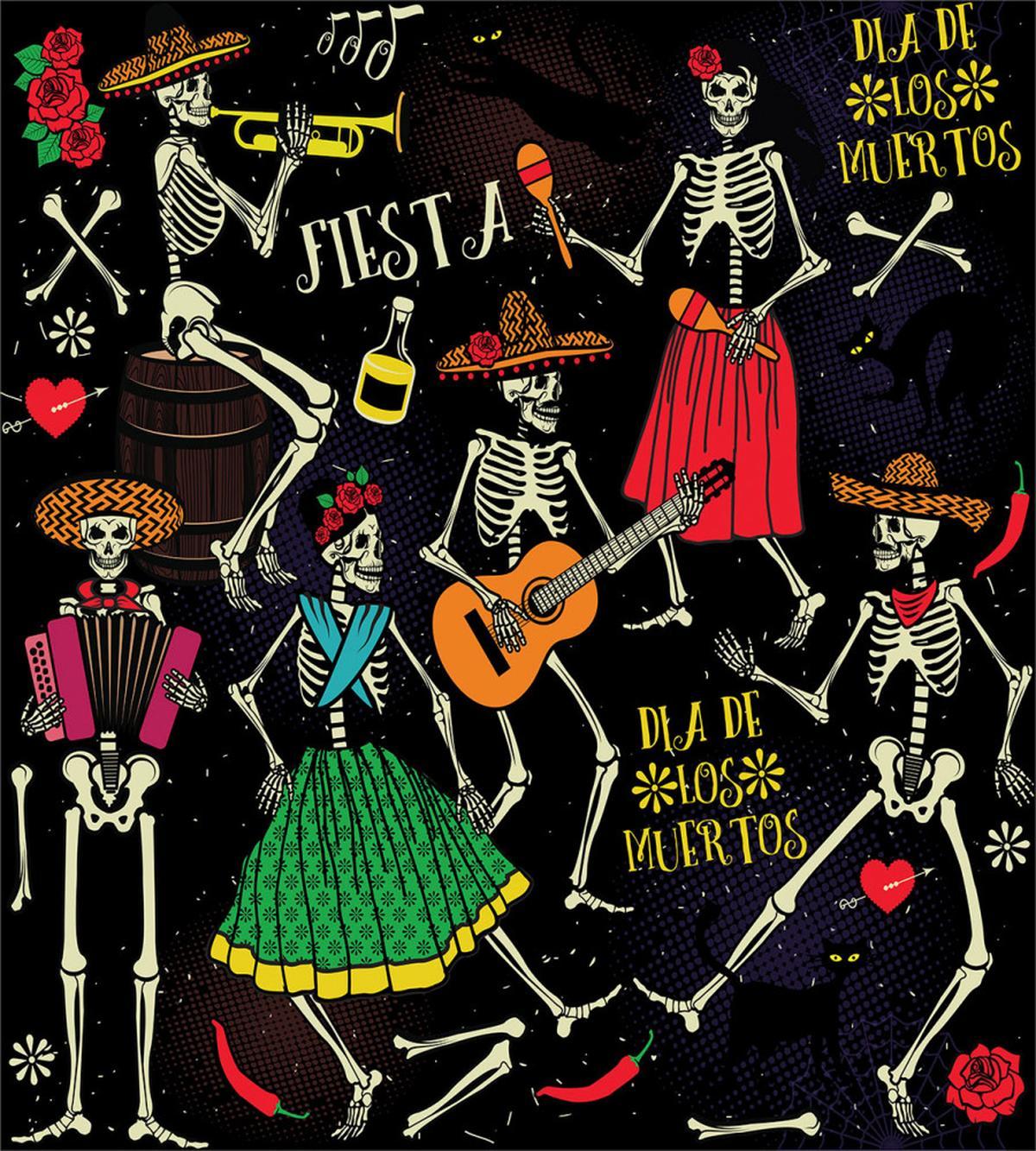 Dia de los Muertos Fiesta — Pattern