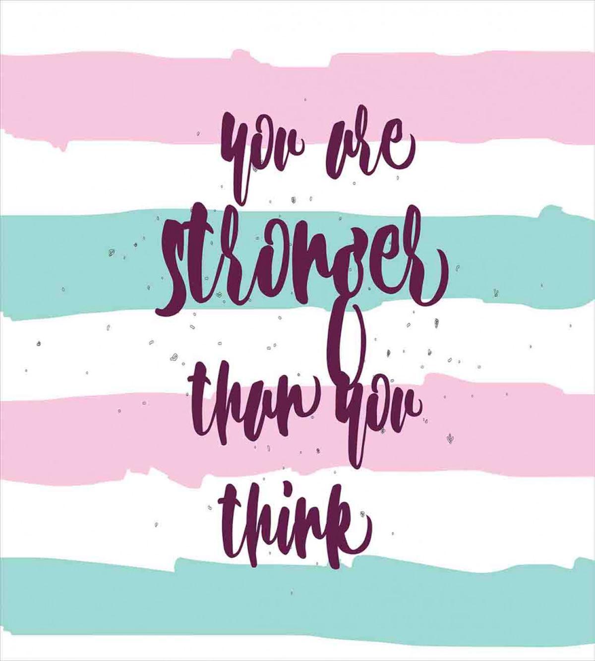 Watercolor Stripes Typography — Pattern