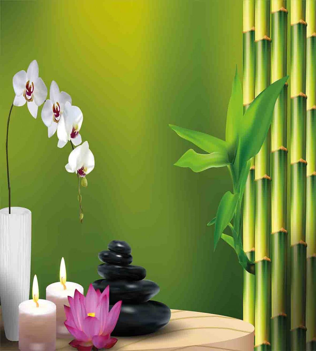 Bamboo Flower Orchid Stone — Pattern