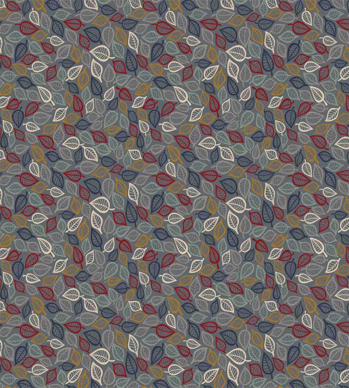 Faded Toned Leaves Art — Pattern