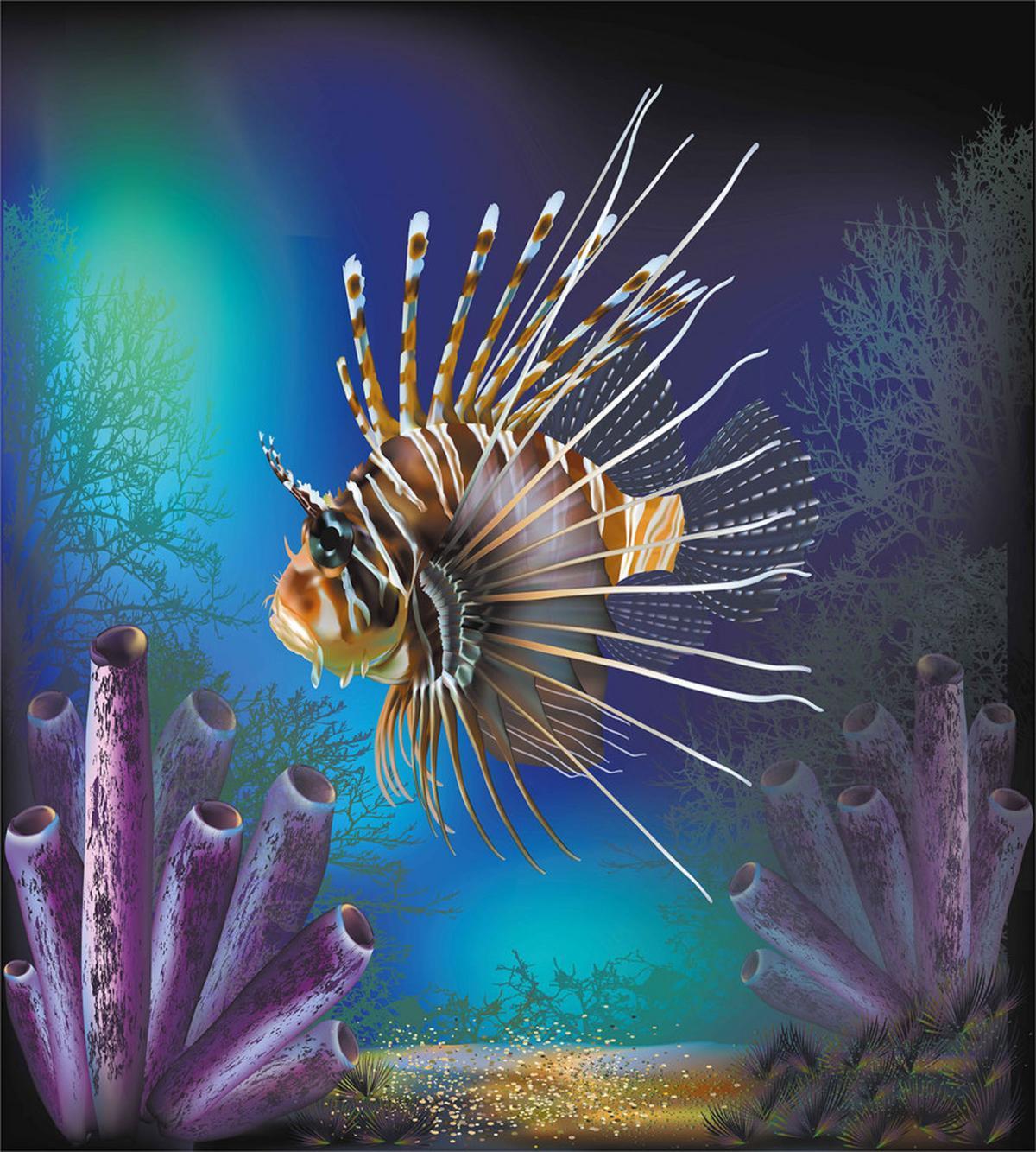 Bubble Fish and Plants — Pattern