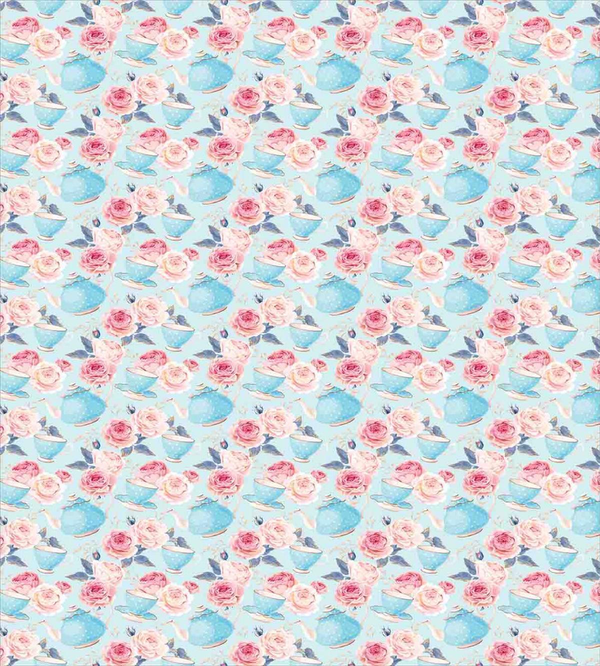 Teapots Roses — Pattern