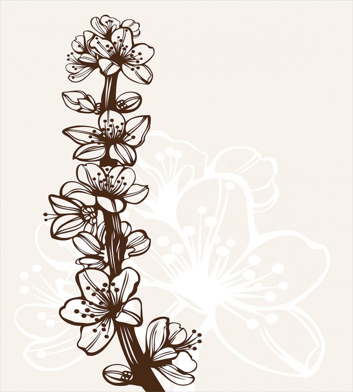 Hand Drawn Petals — Pattern
