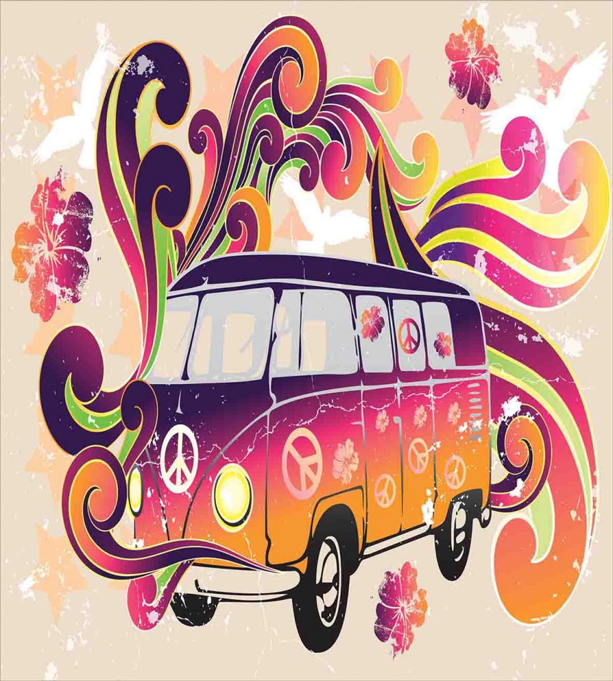 Peace Van Funny — Pattern