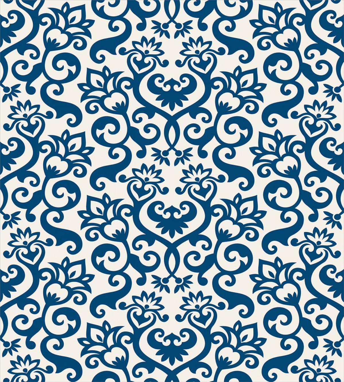 Antique Damask Curvy Art — Pattern