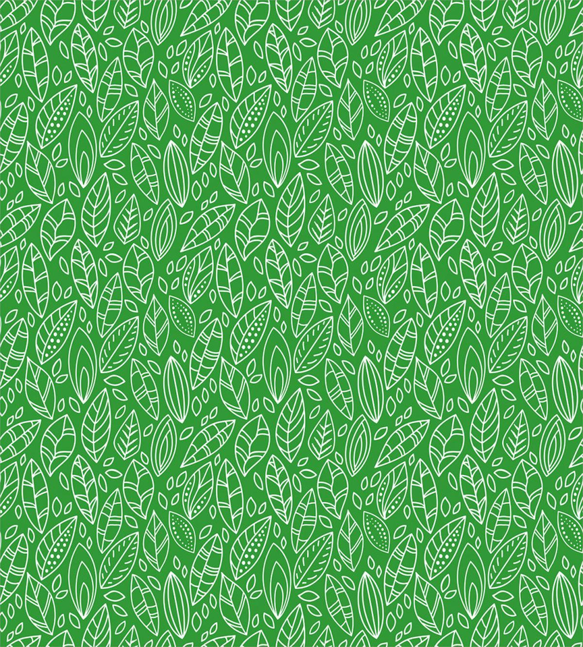 Doodle Leaves Foliage — Pattern