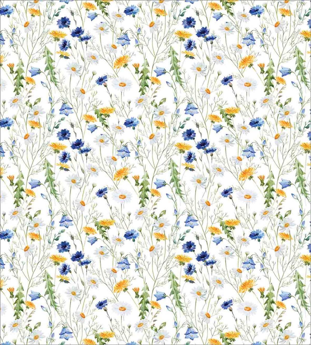 Poppies Daisies Rural — Pattern