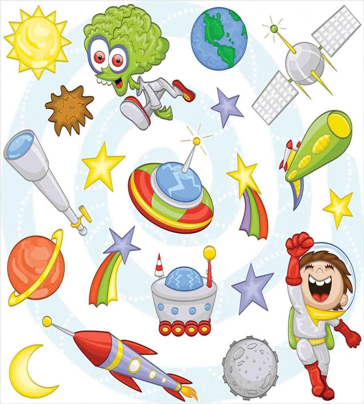 Kids Outer Space Earth — Pattern