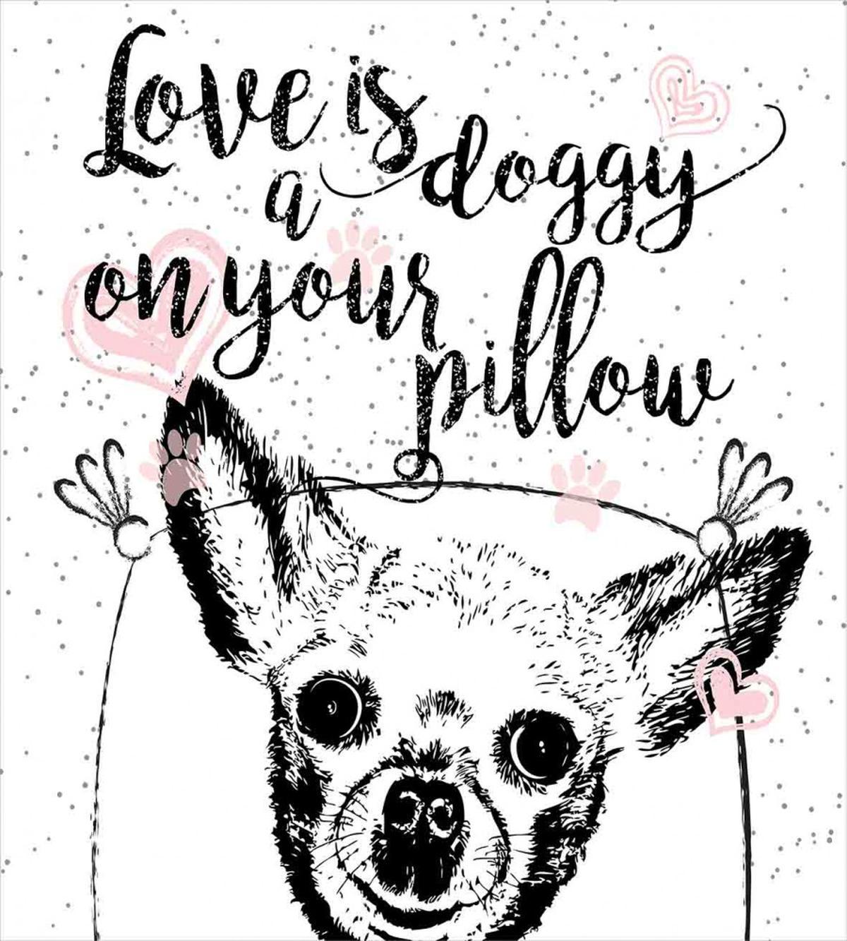 Love Dogs Grungy — Pattern