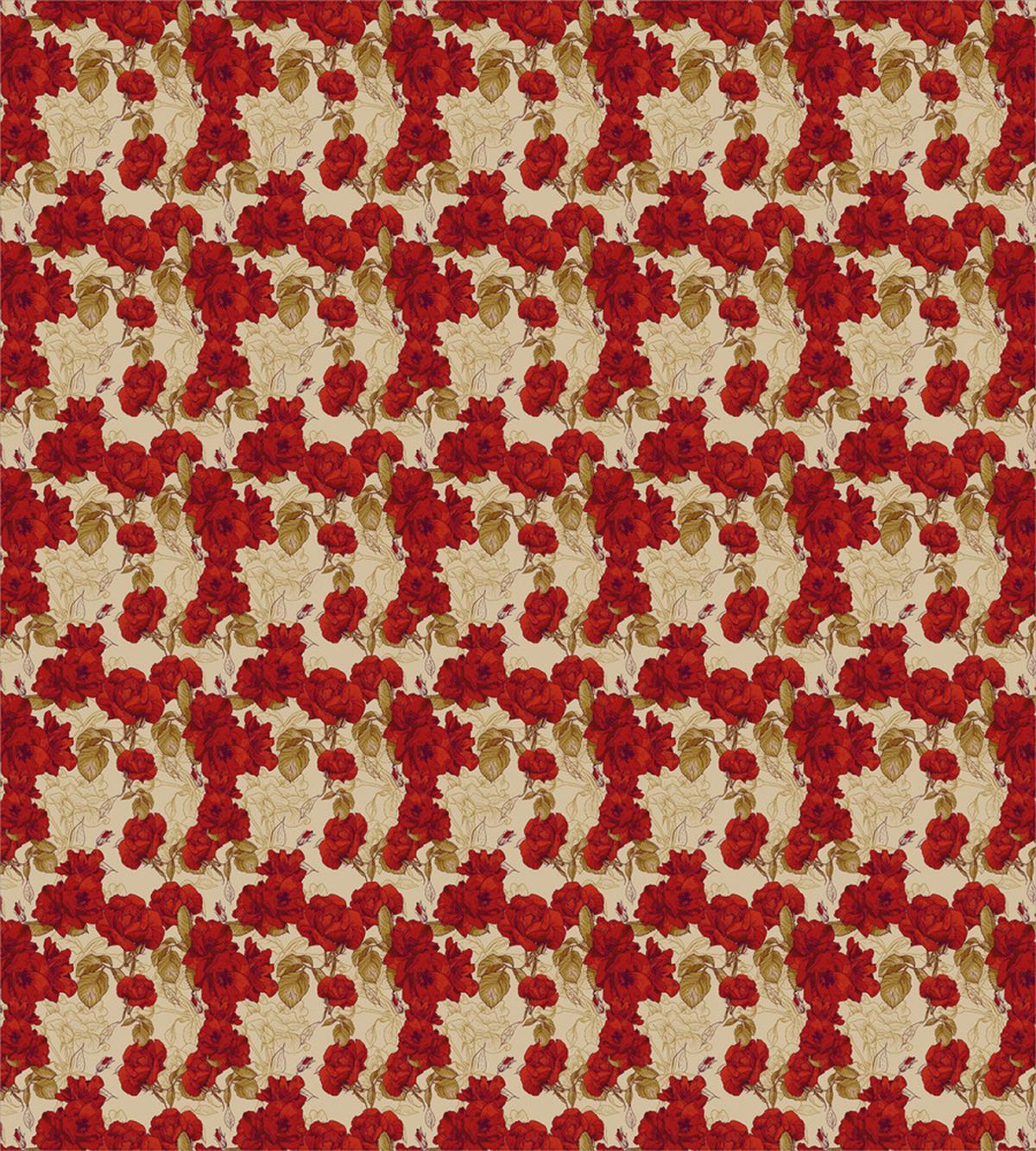 Romantic Red Roses — Pattern