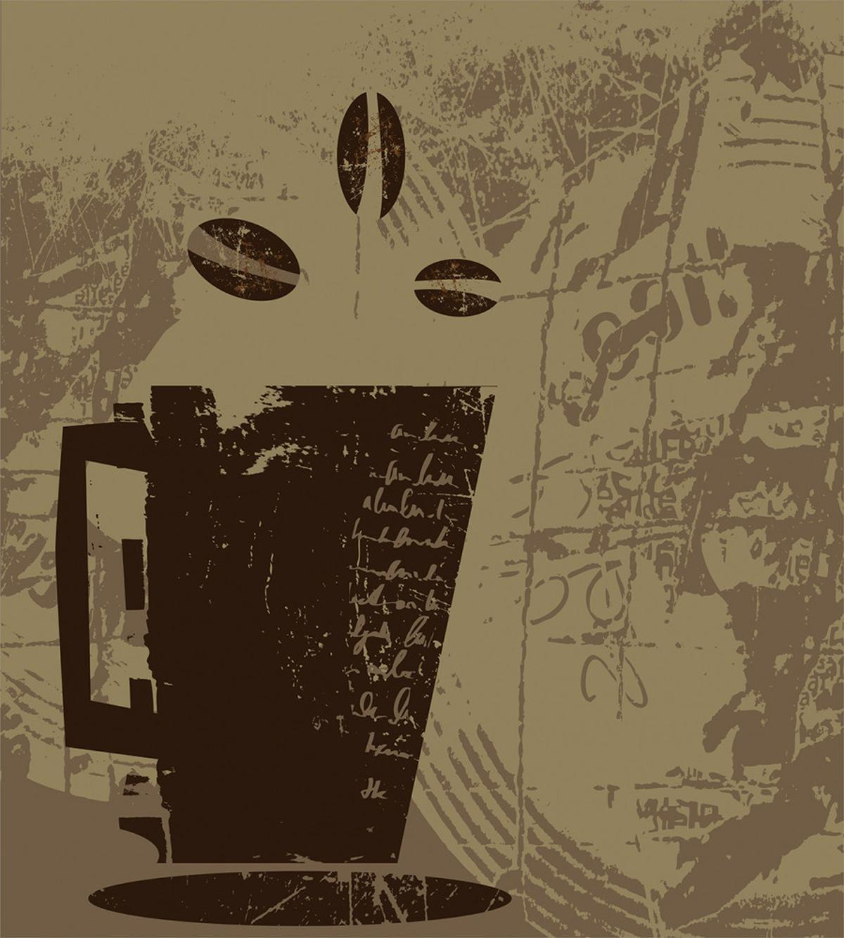 Grunge Java Breakfast — Pattern