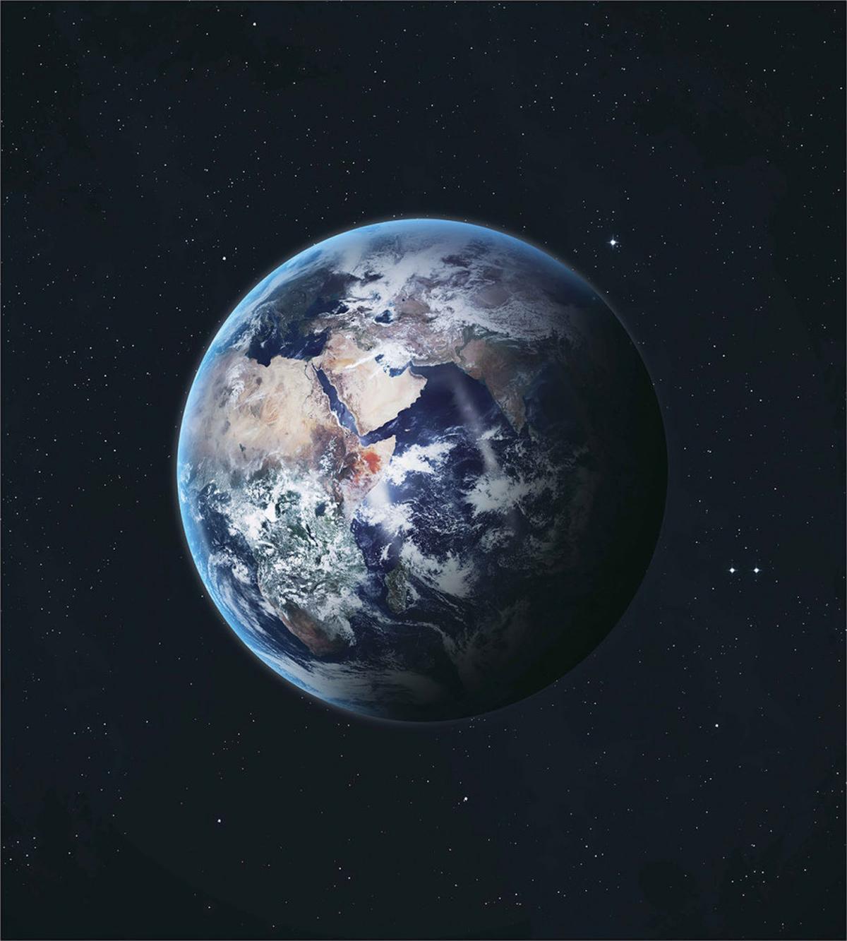 Planet Outer Space Scene — Pattern