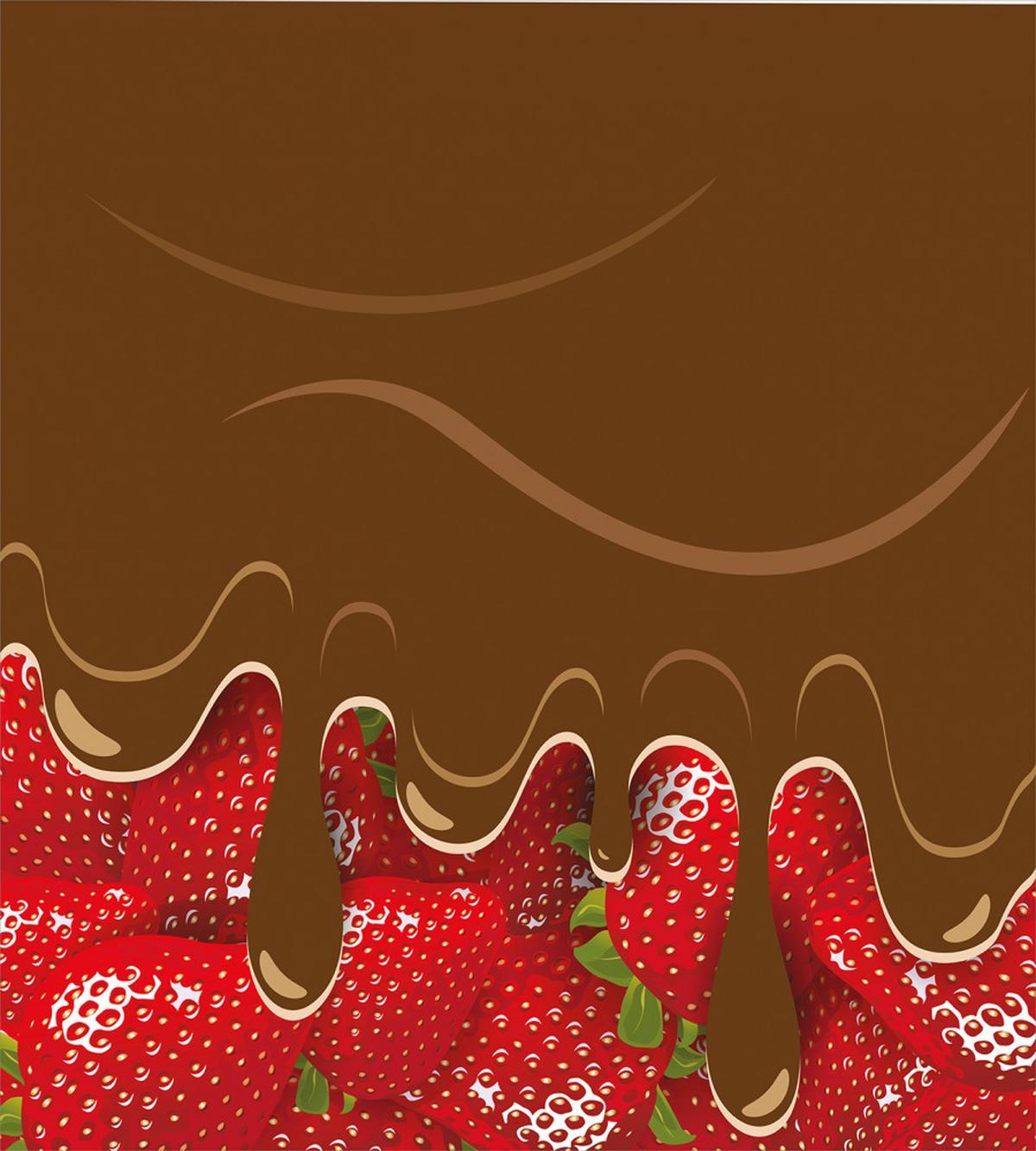 Strawberries Chocolate — Pattern