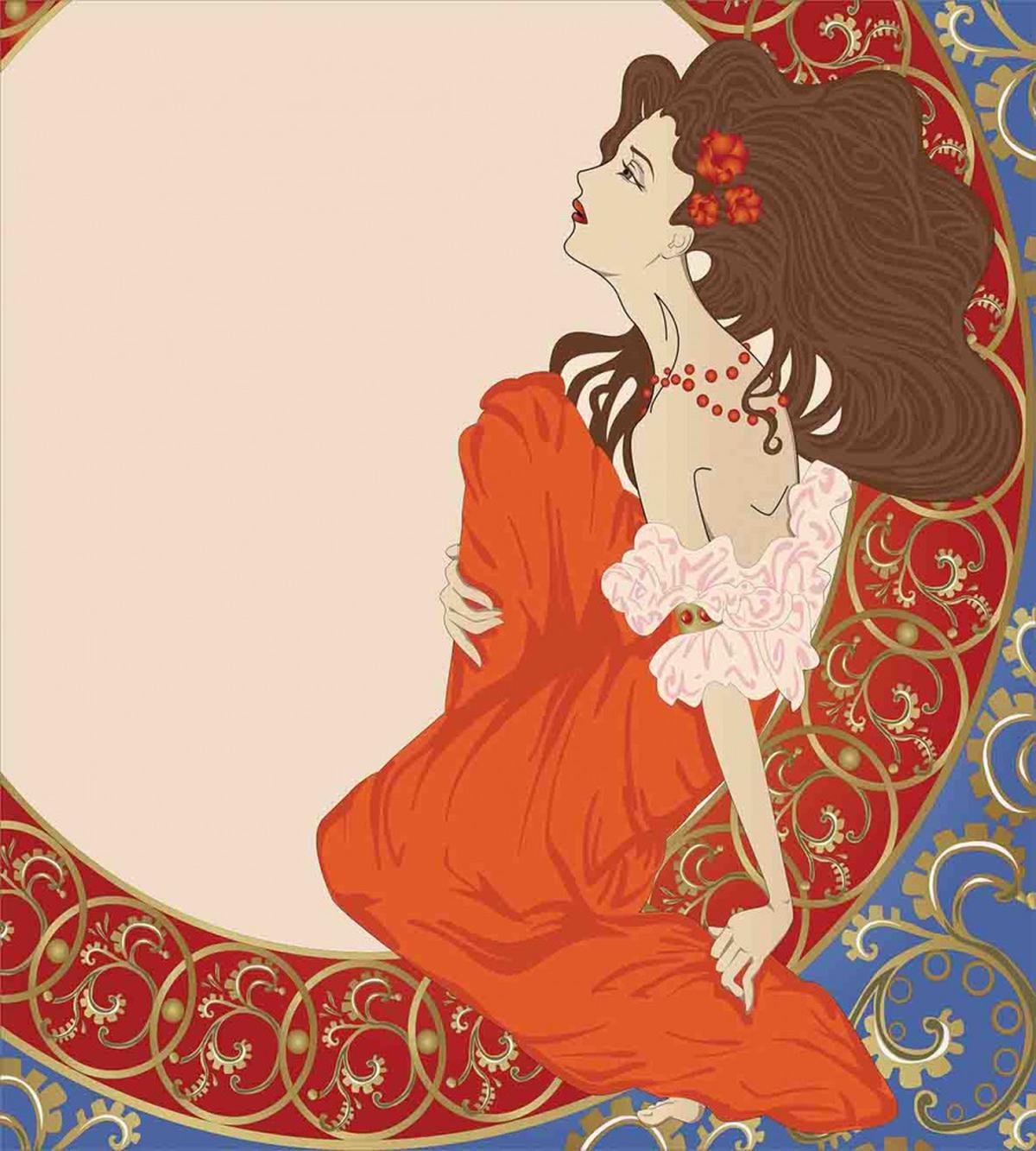 Lady Antique Dress — Pattern