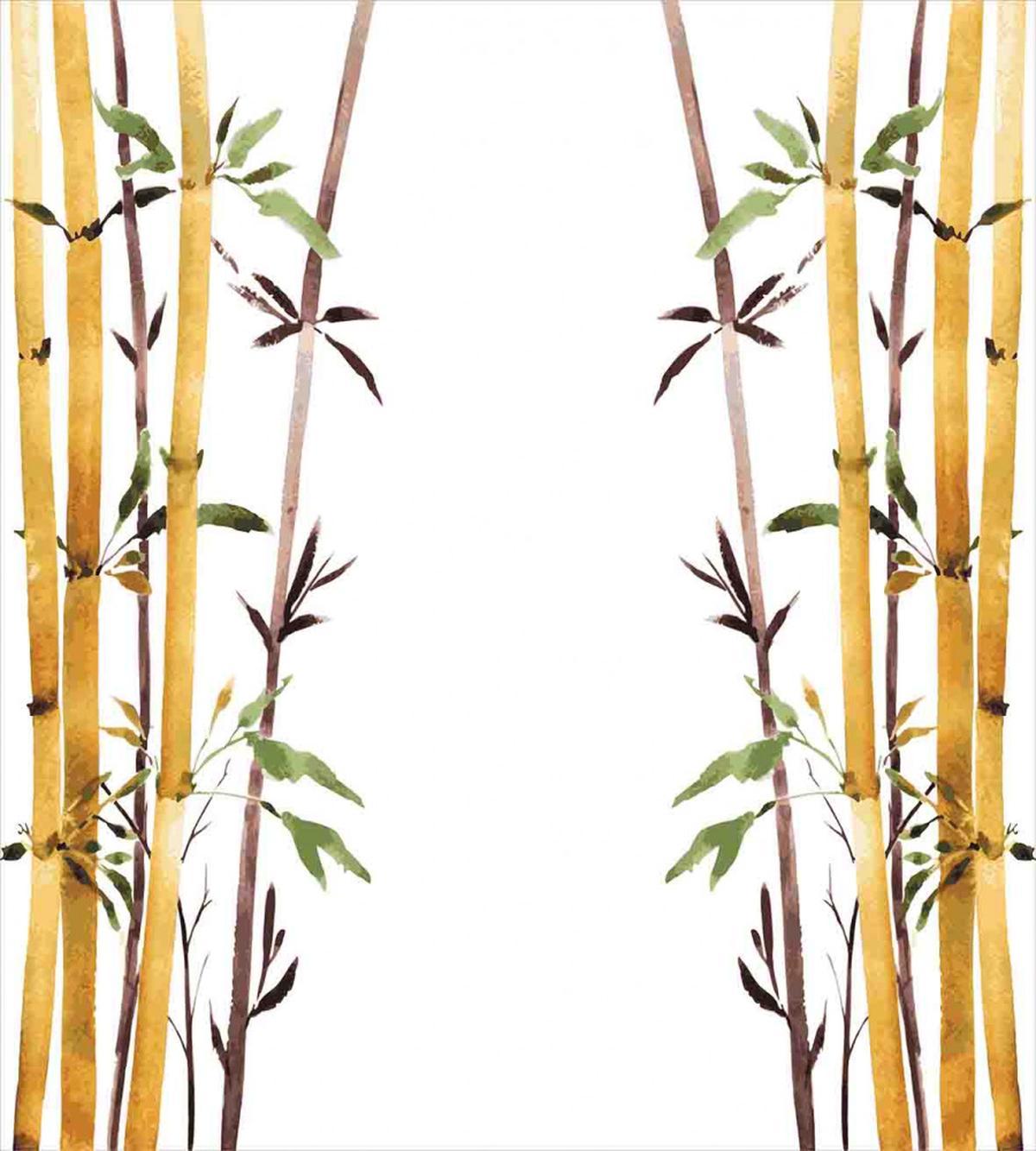 Hand Drawn Bamboos Leaf — Pattern
