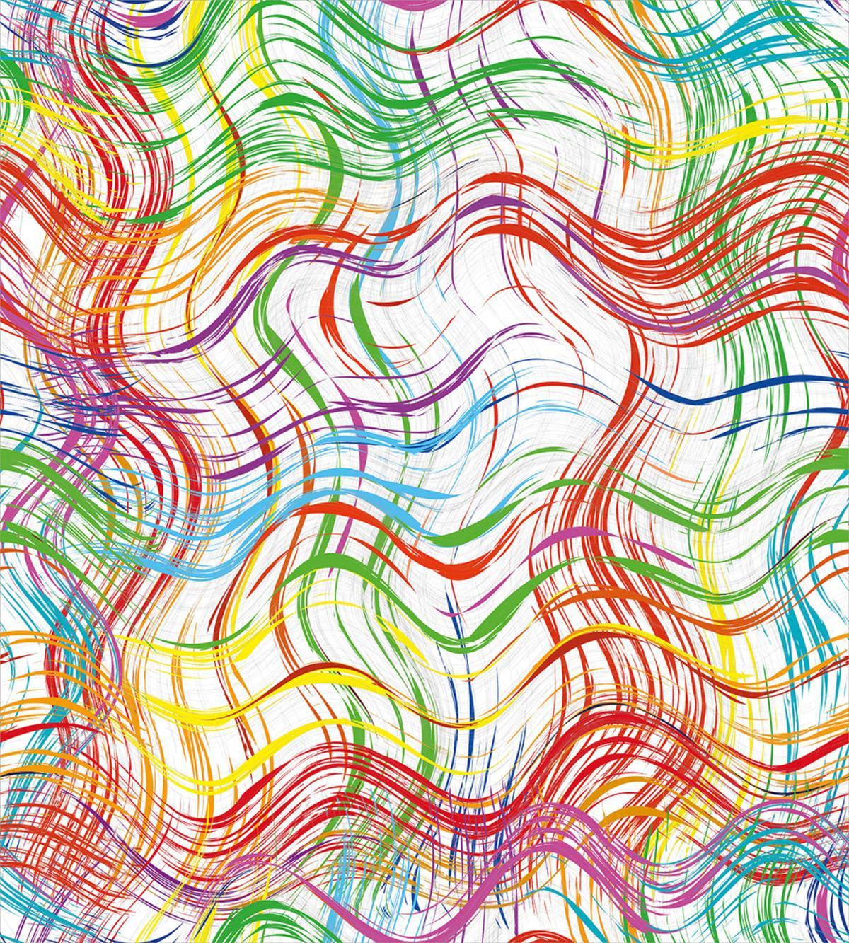 Wavy Colorful Stripes — Pattern
