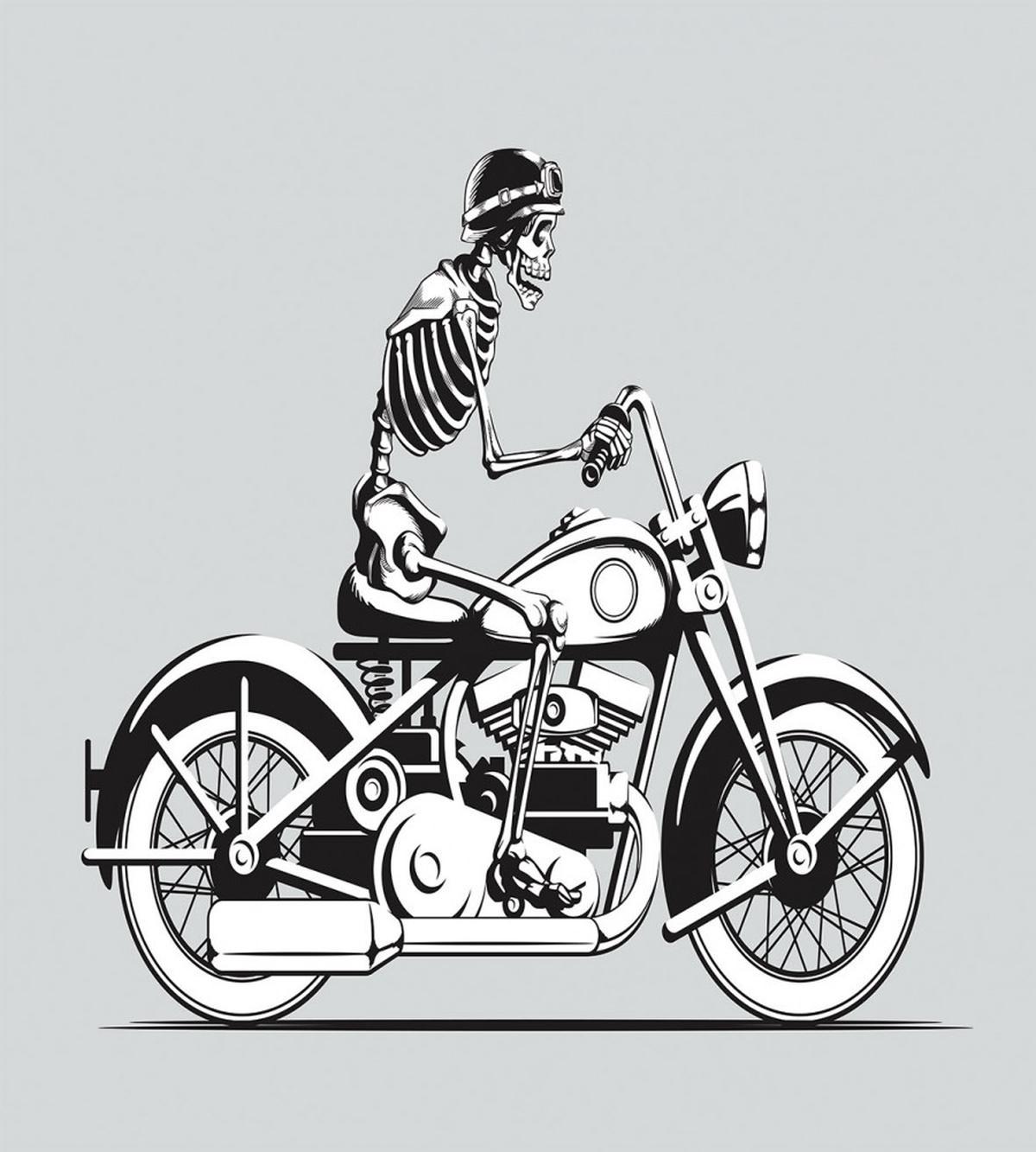 Halloween Motorbike Rider — Pattern