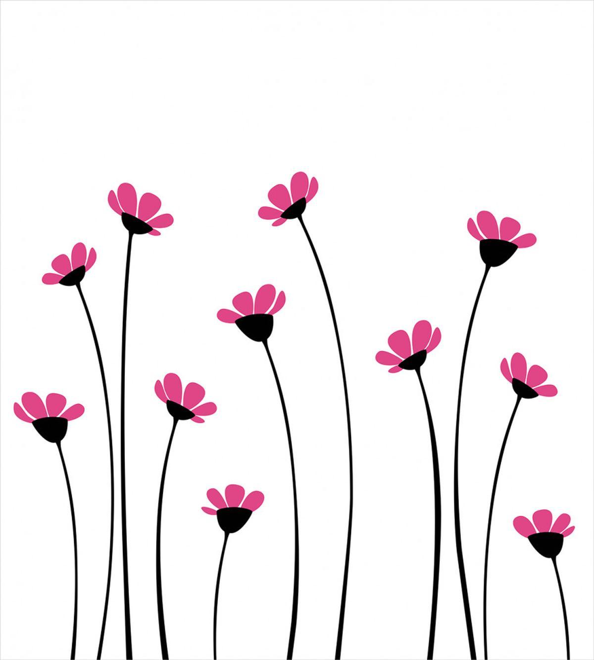 Pink Daisy Blossoms — Pattern
