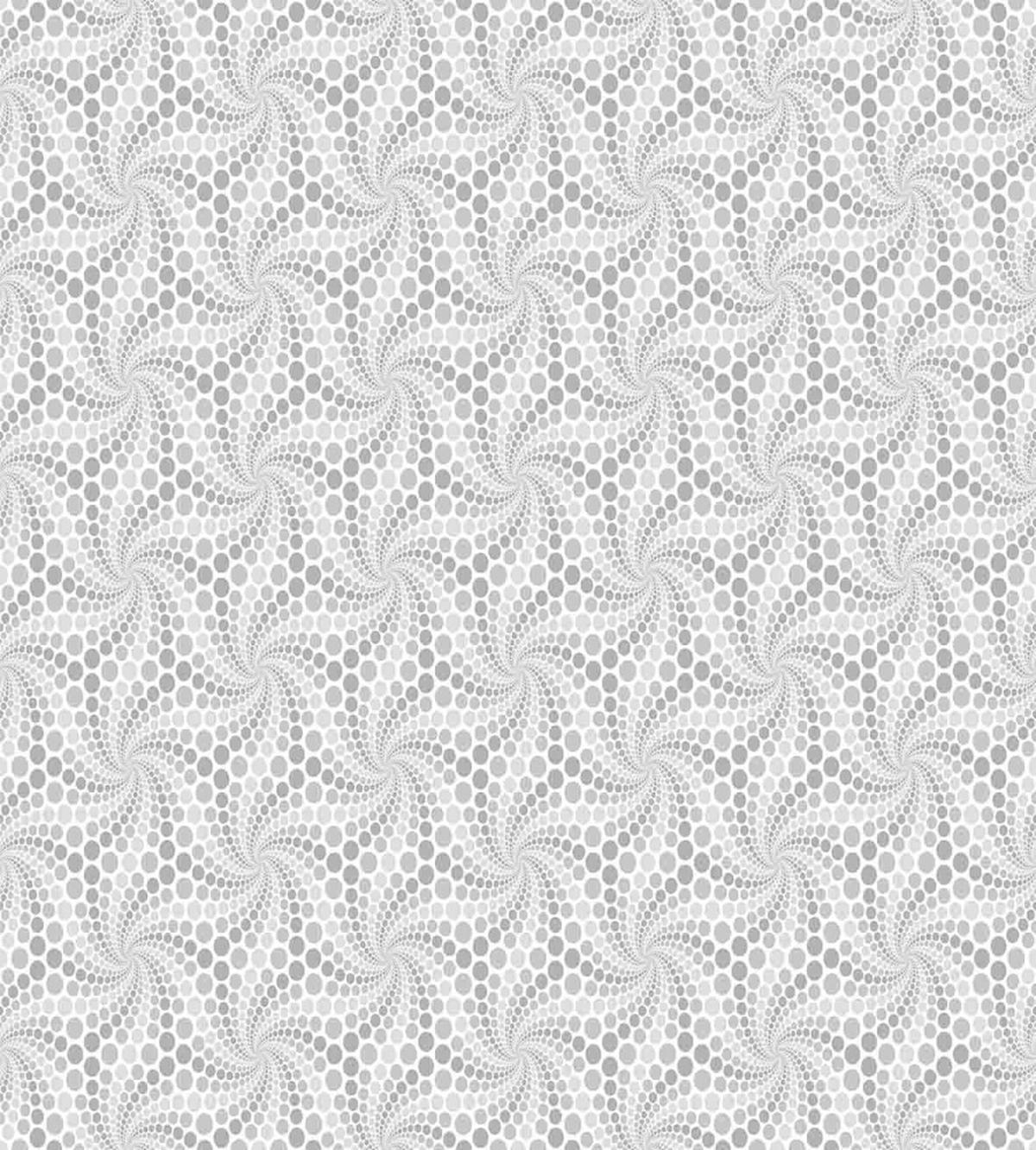 Greyscale Vortex Spots — Pattern