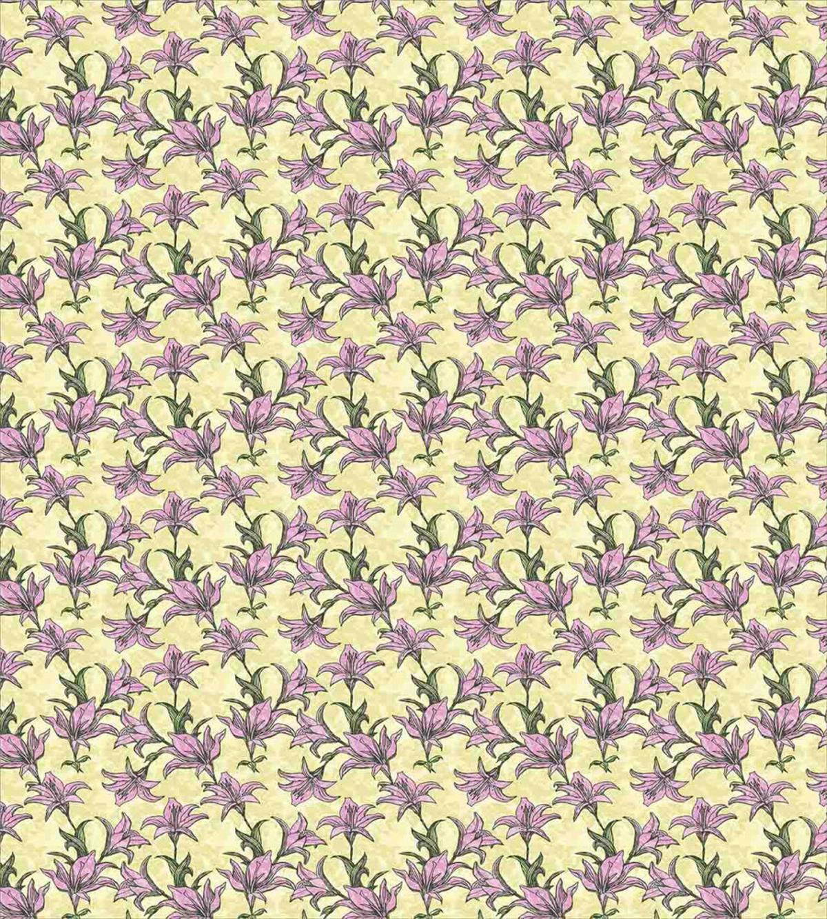 Blooming Lilies Art Pattern — Pattern