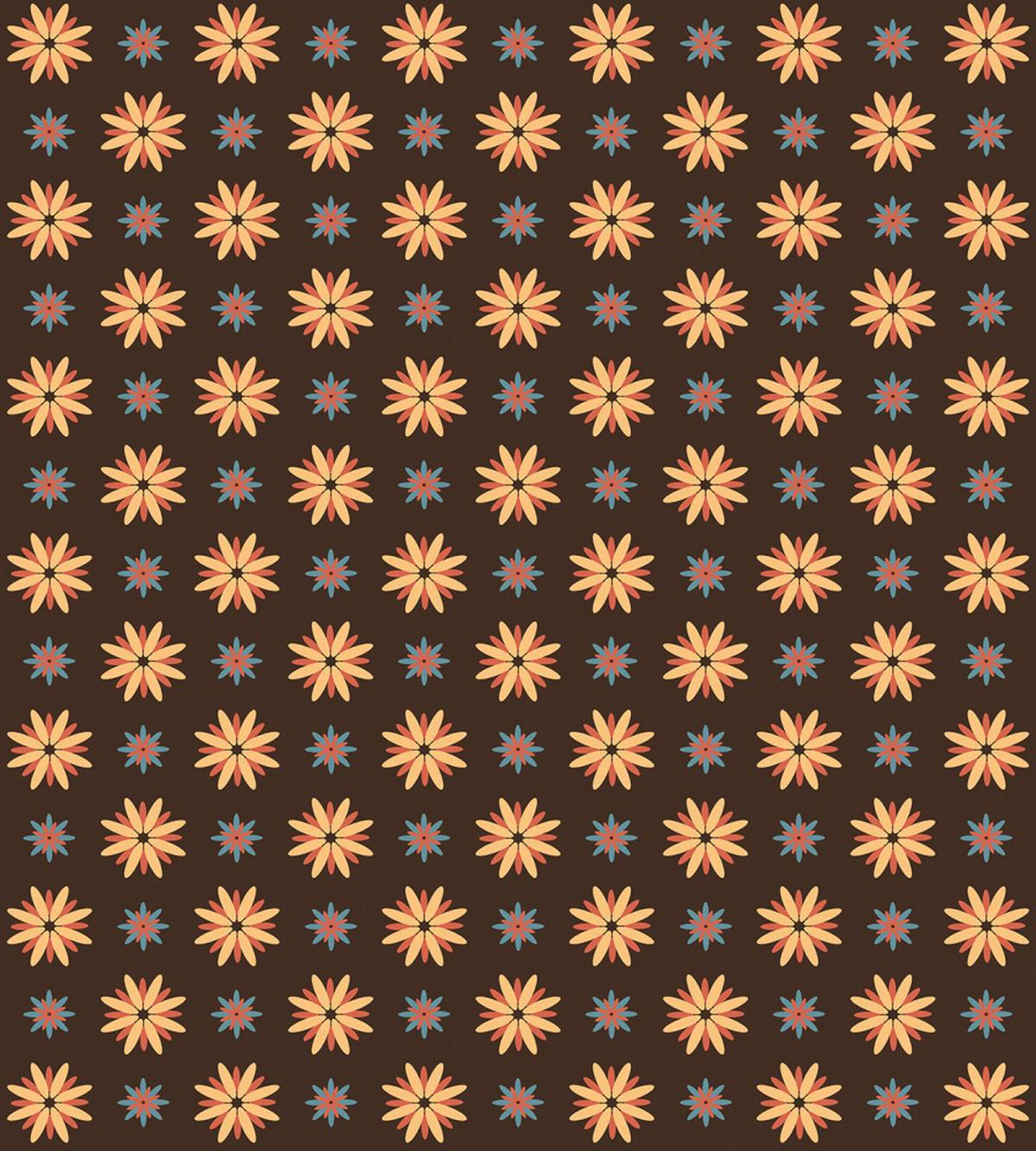 Summer Time Orange Flower — Pattern