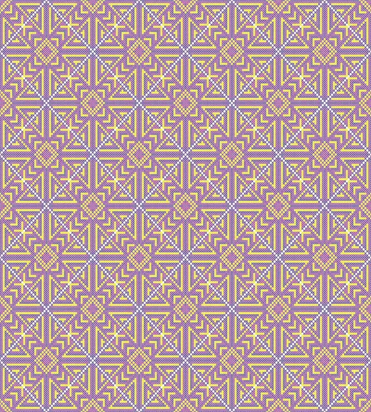 Classic Colorful Shape Stitch — Pattern