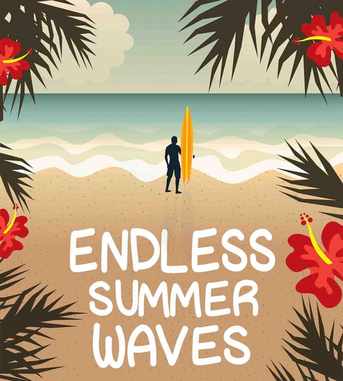 Colorful Hippie Beach Theme — Pattern
