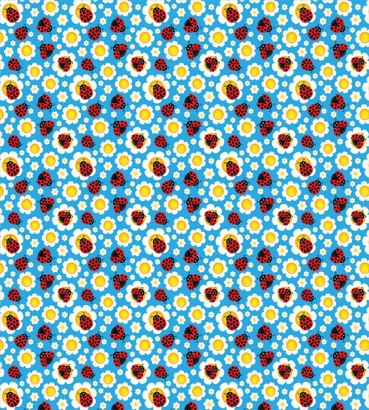 Abstract Daisies Bugs — Pattern
