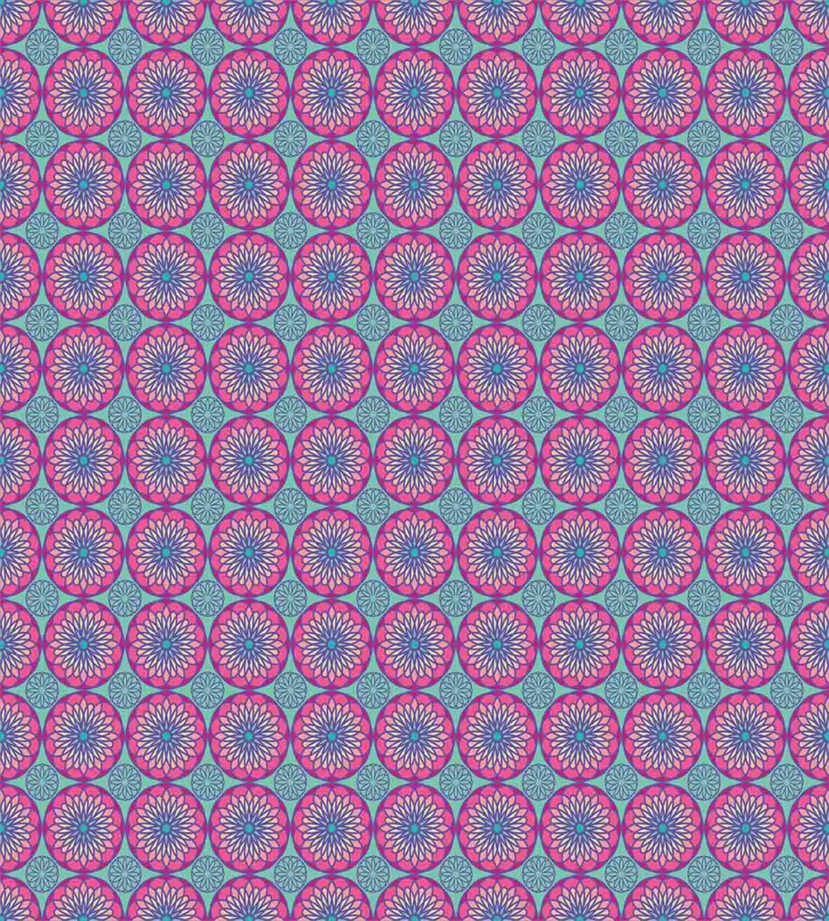 Geometric Petals Art Design — Pattern