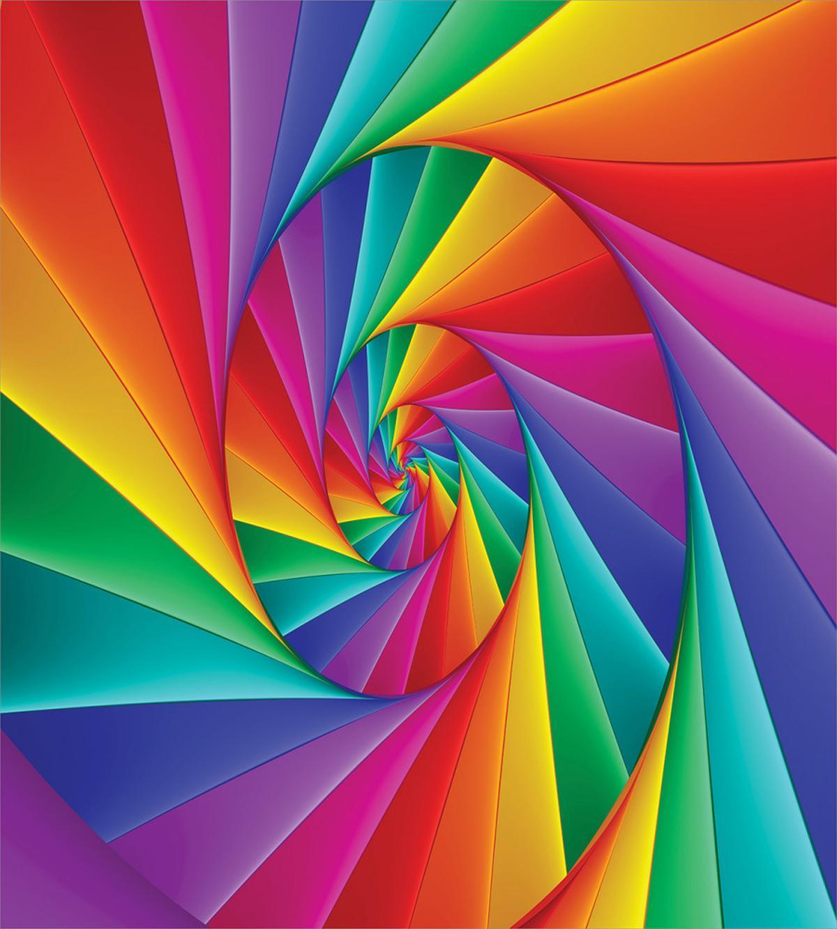 Abstract Art Vivid Swirl — Pattern