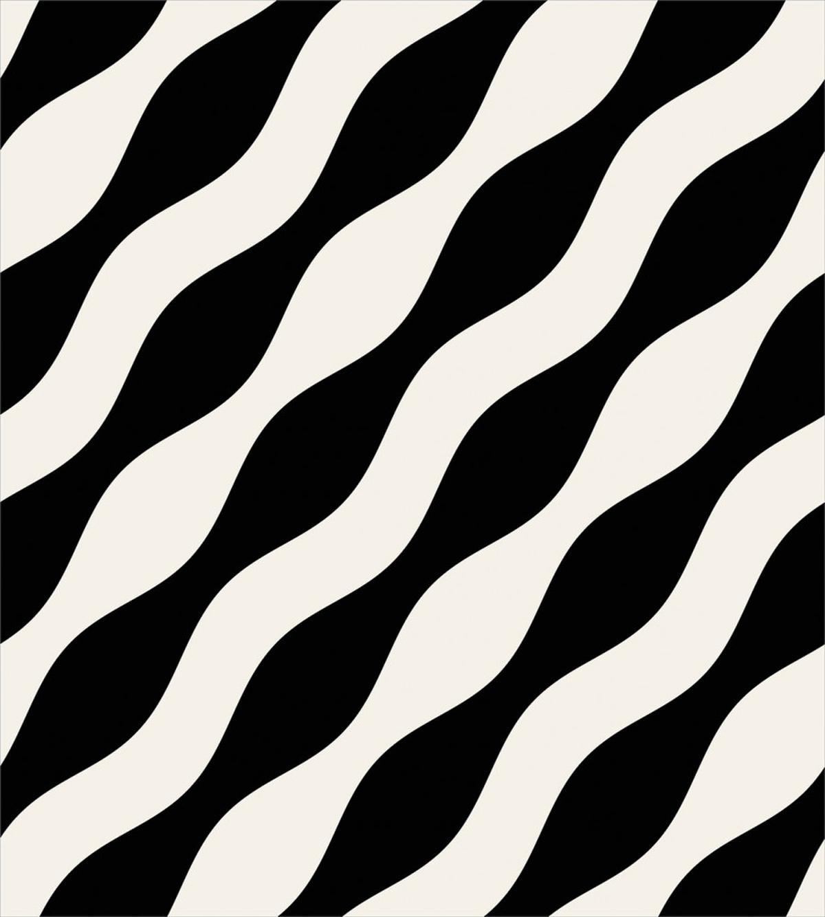 Retro Art Wavy Lines Pattern — Pattern