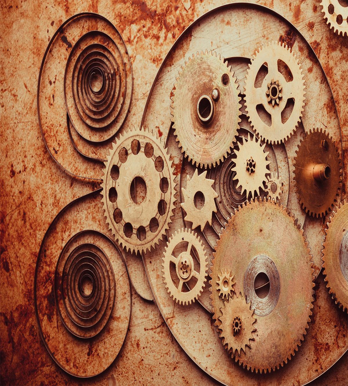 Mechanical Clocks Gears — Pattern