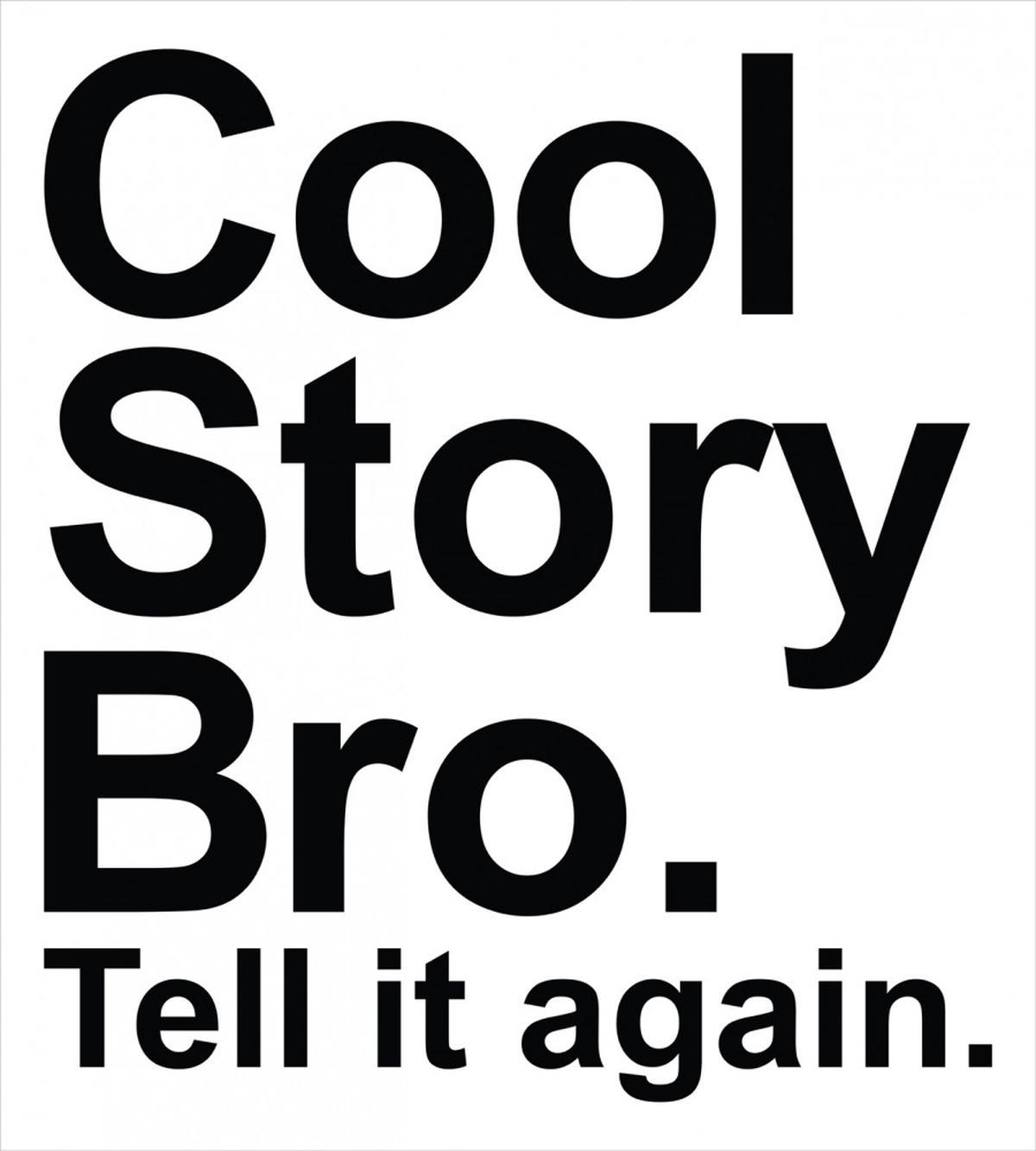 Cool Story Bro Hipster — Pattern