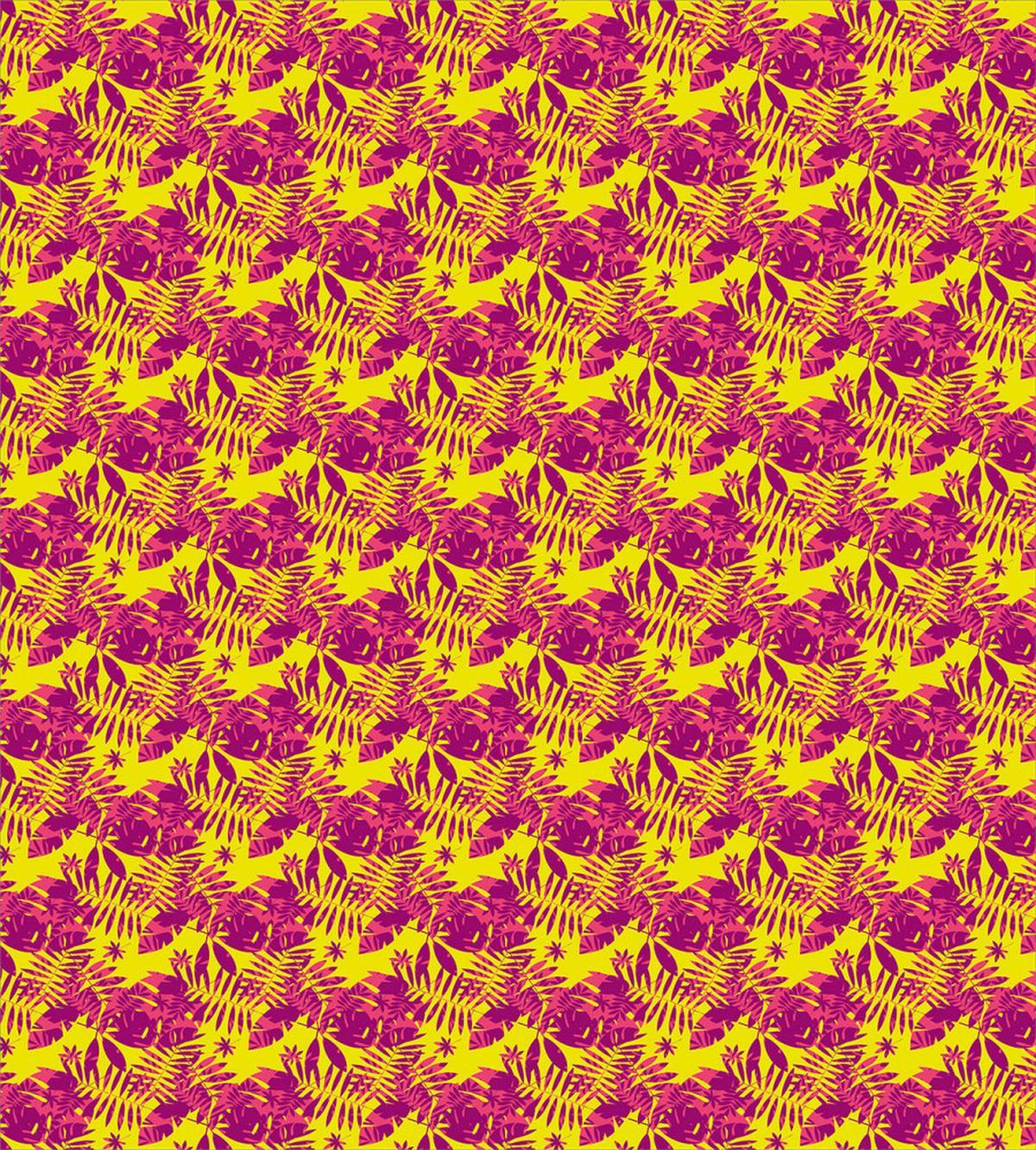 Modern Vibrant Tropic Leaves — Pattern