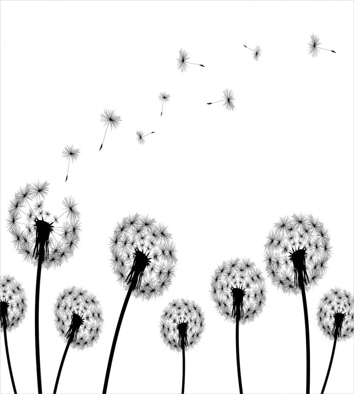Faded Blowball Plant — Pattern