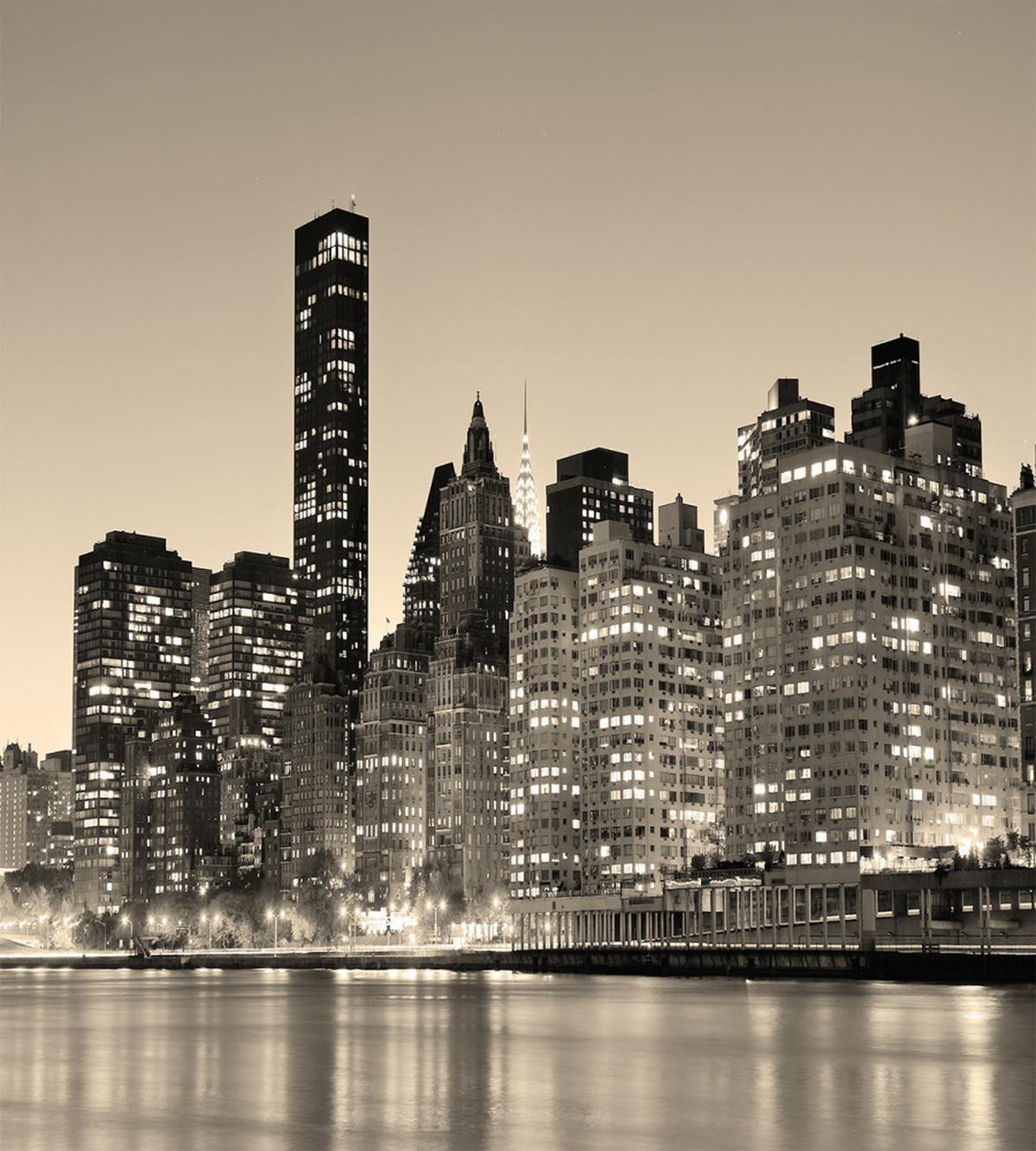 Manhattan City Night — Pattern