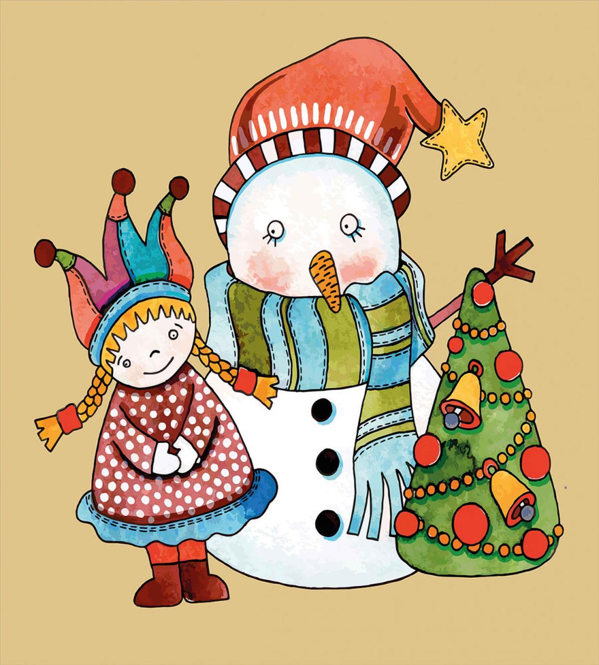Toy Snowman Tree — Pattern