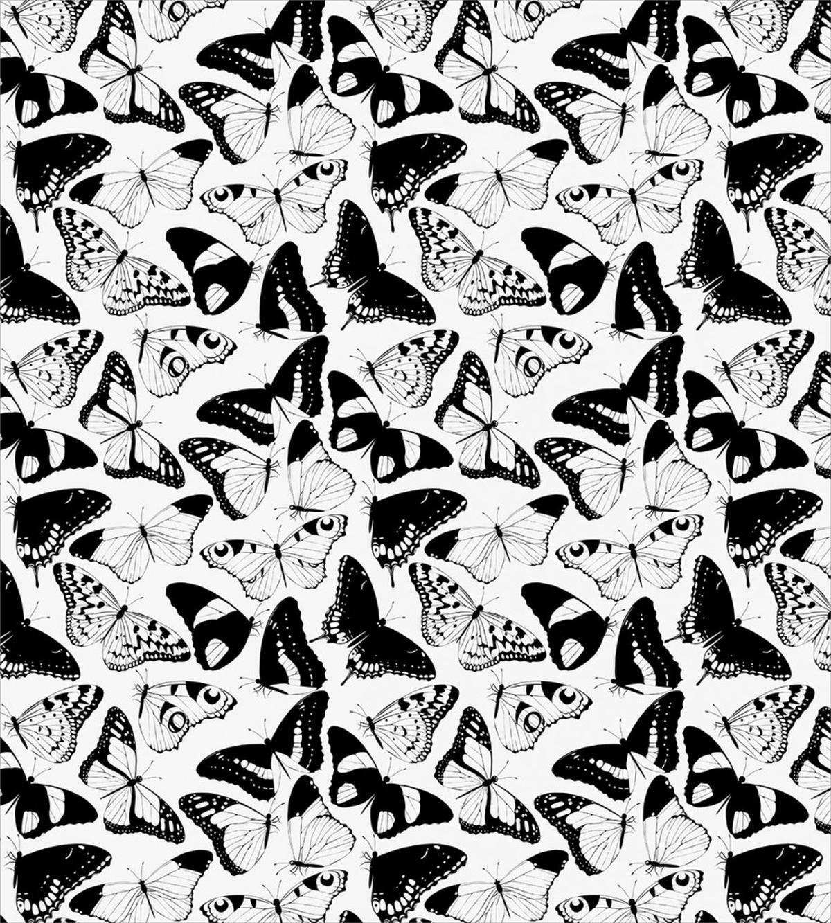 Silhouette of Insects — Pattern