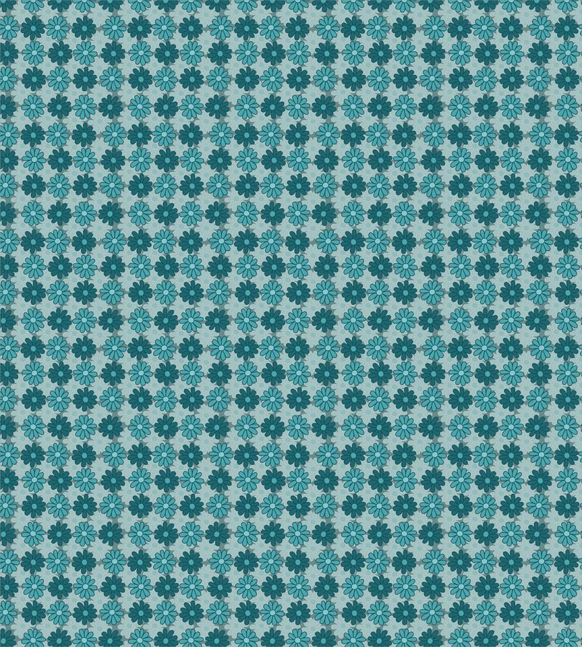 Simple Flowers in Dark Tones — Pattern