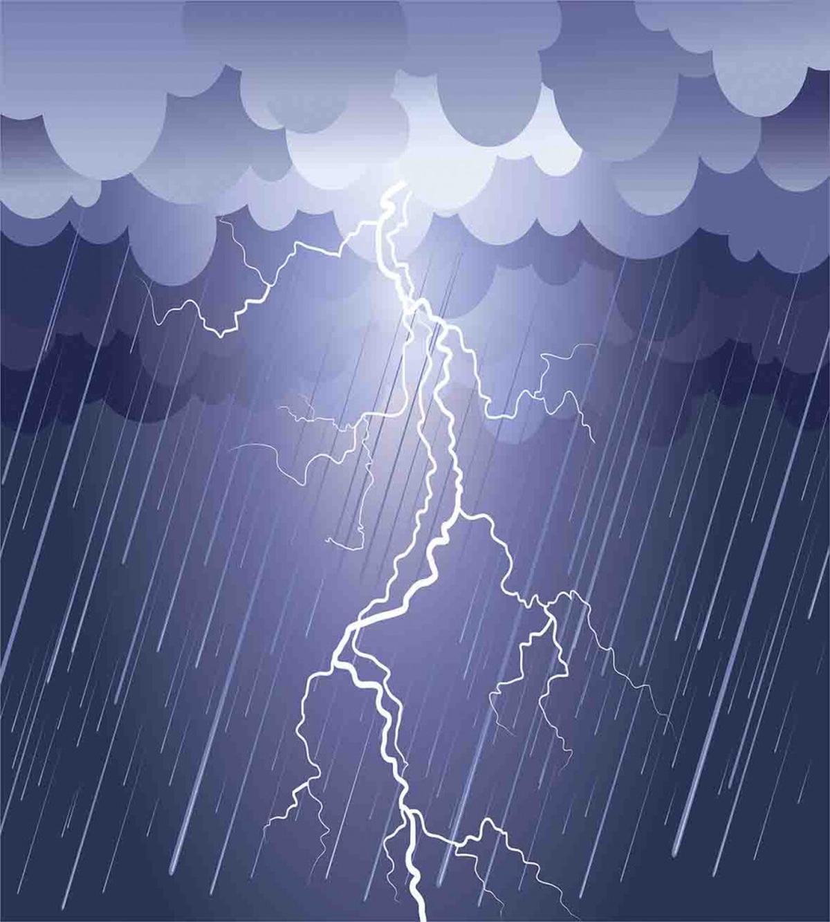 Thunderstorm Dark Clouds — Pattern