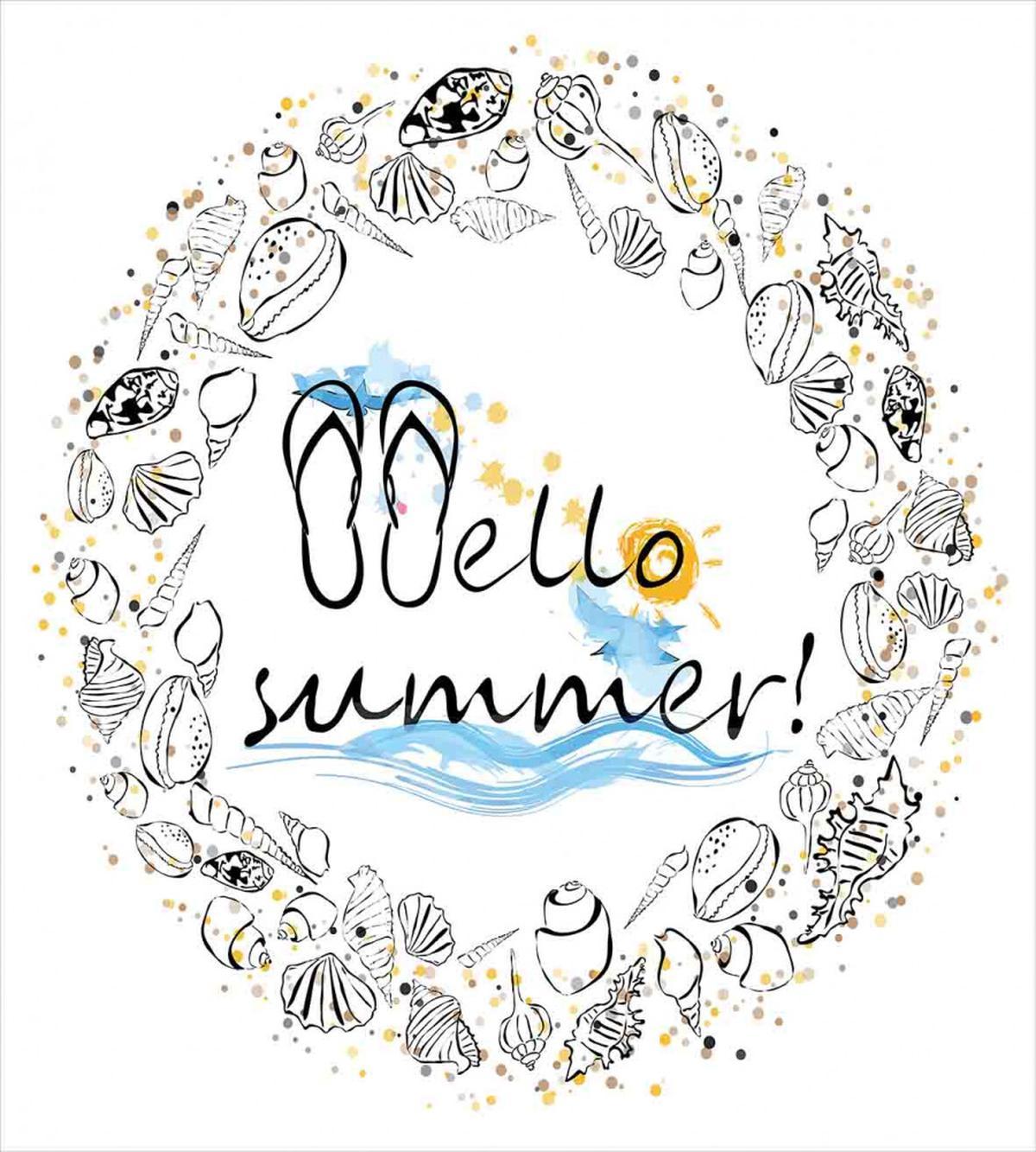 Hello Summer Seashells — Pattern