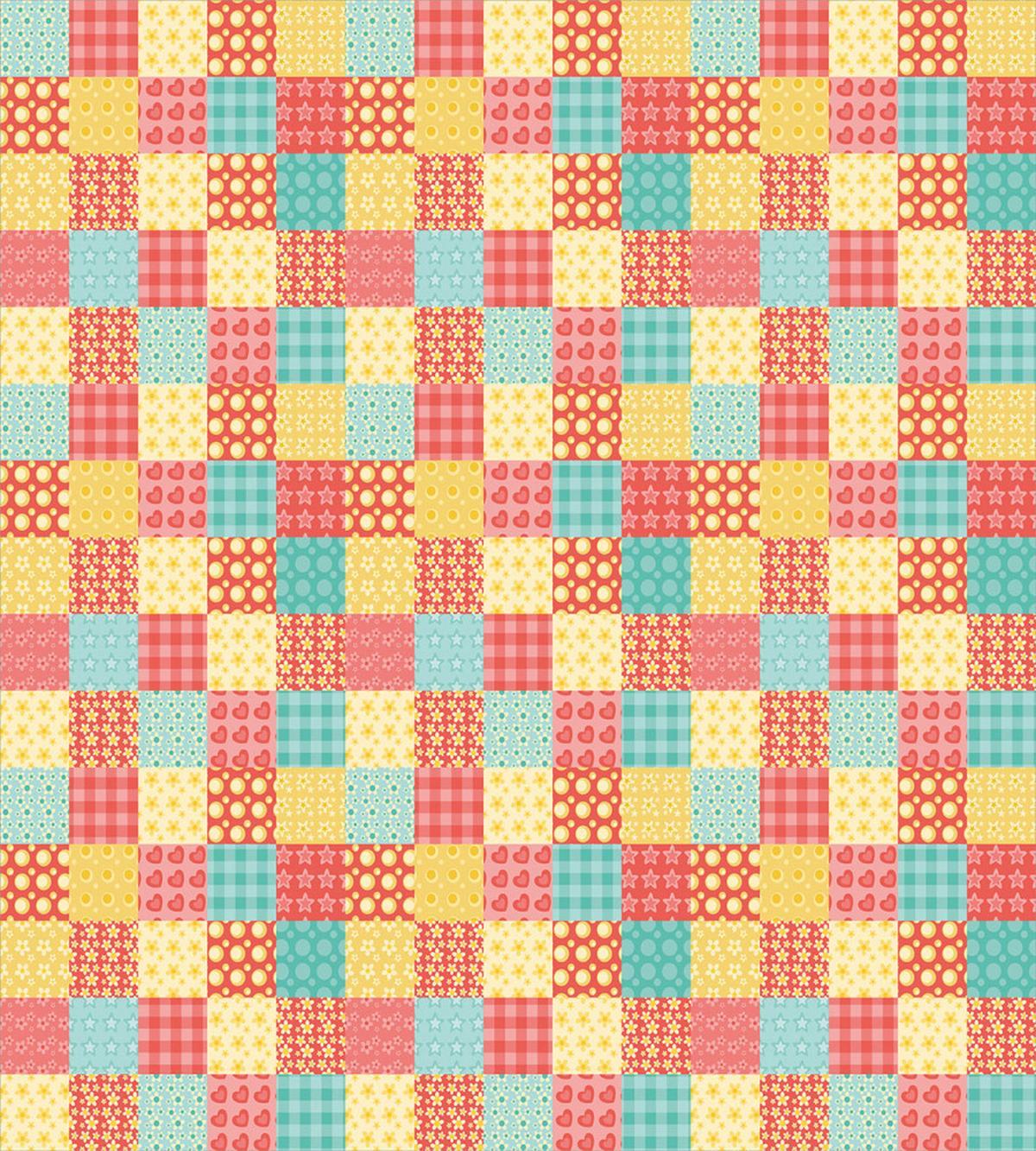Flowers Dots Stripes — Pattern