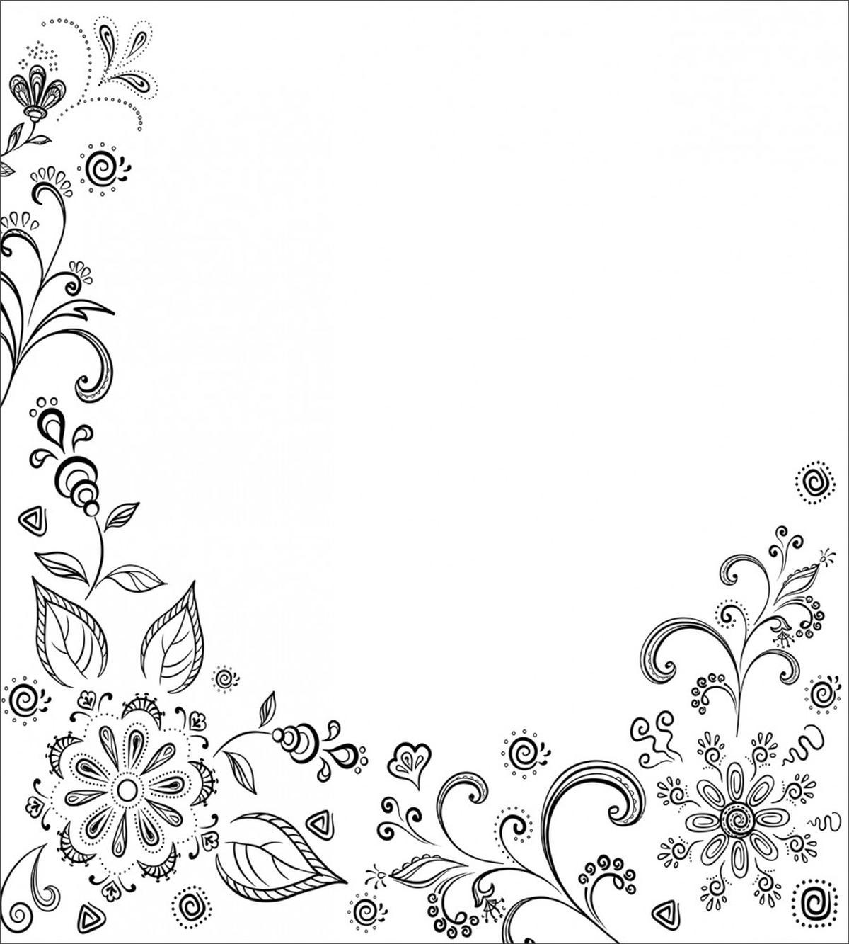 Botanical Sketchy Bouquet — Pattern