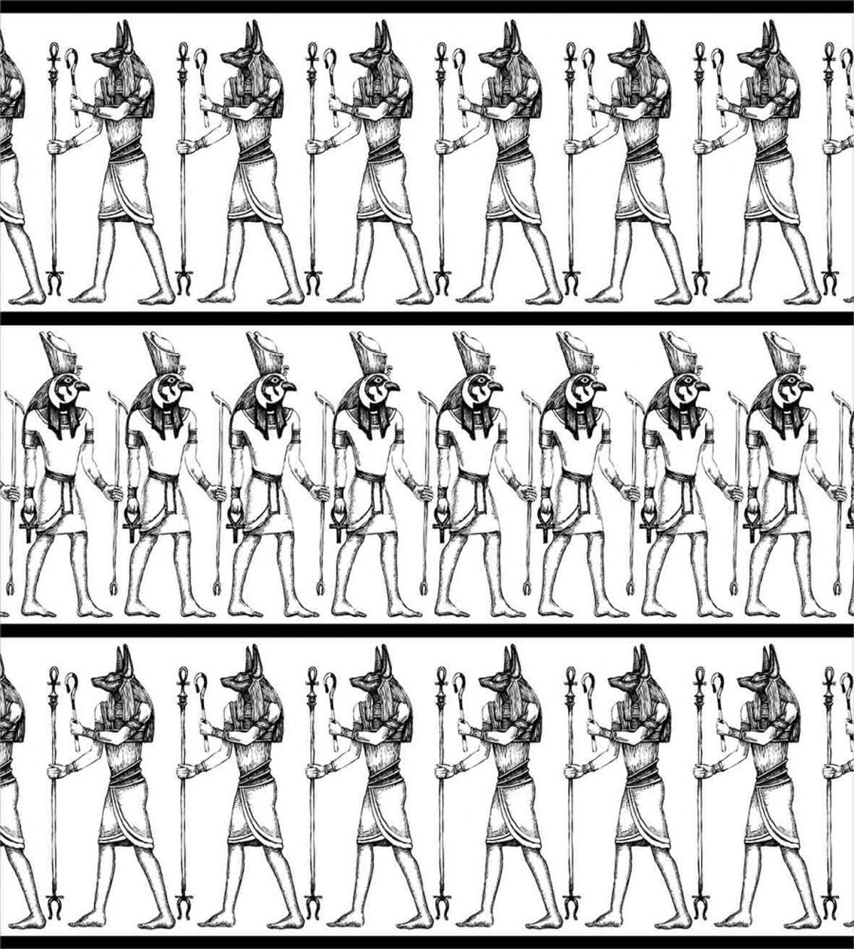 Hieroglyphics Anubis — Pattern
