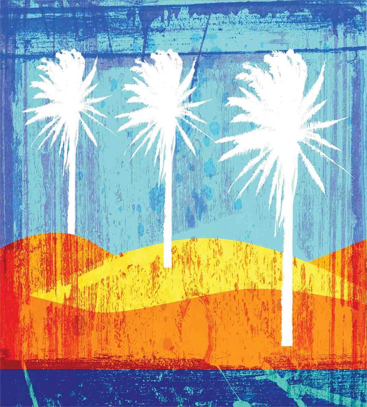 Tropic Beach Palms — Pattern